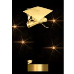 Black Customized Graduation Announcements