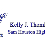 Senior Class Name Cards