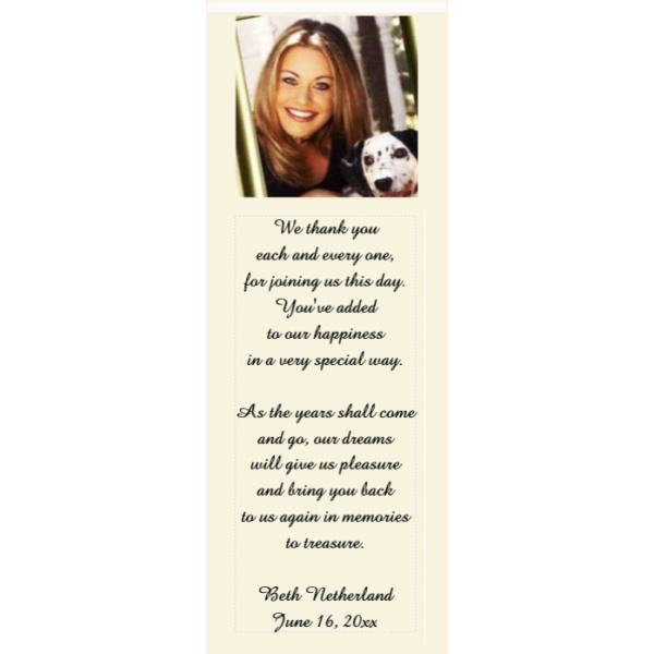 GRADUATION BOOKMARKS