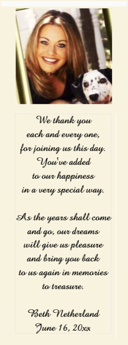 GRADUATION BOOKMARKS