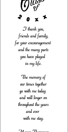 GRADUATION BOOKMARKS WH3367