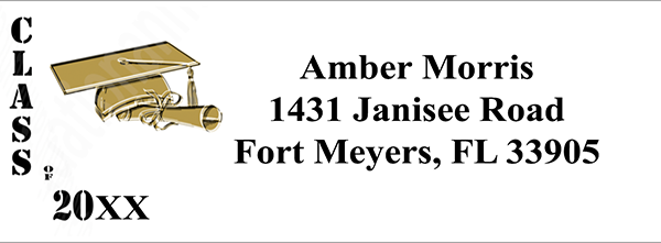 Address Labels for Graduates